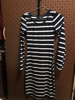 Striped Bodycon Dress
