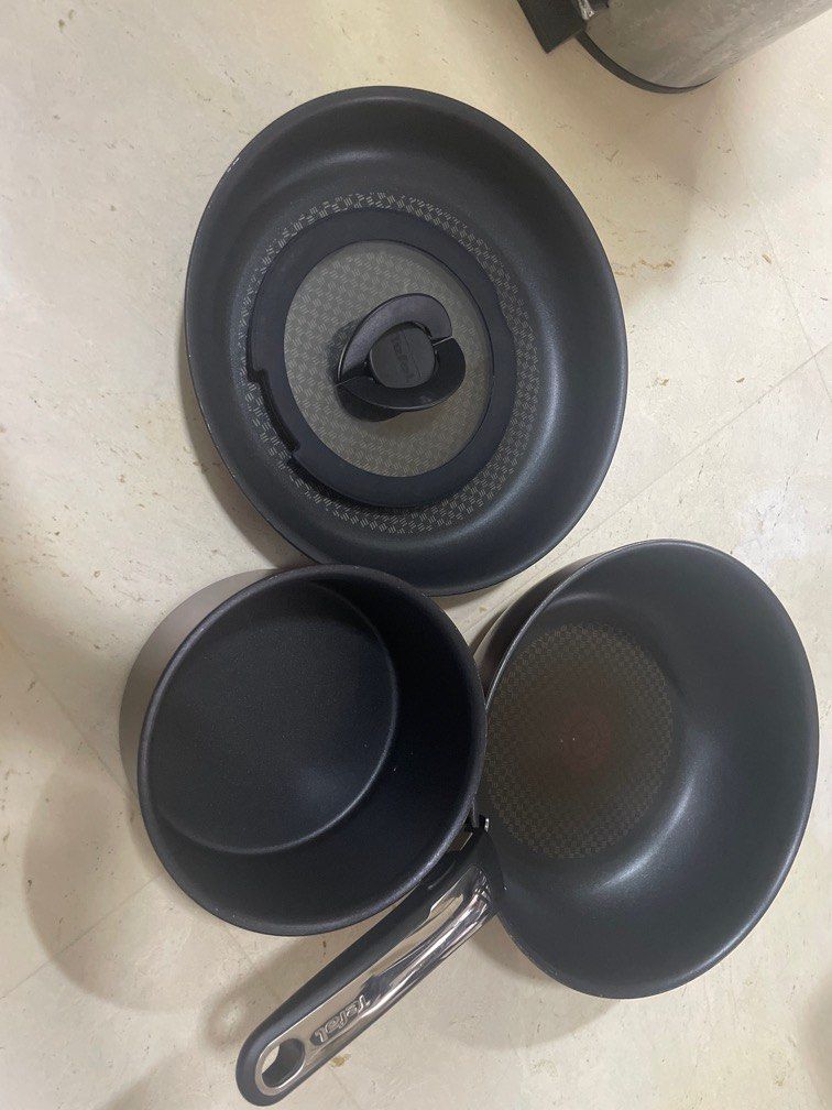 Tefal induction 3 set, Furniture & Home Living, Kitchenware & Tableware