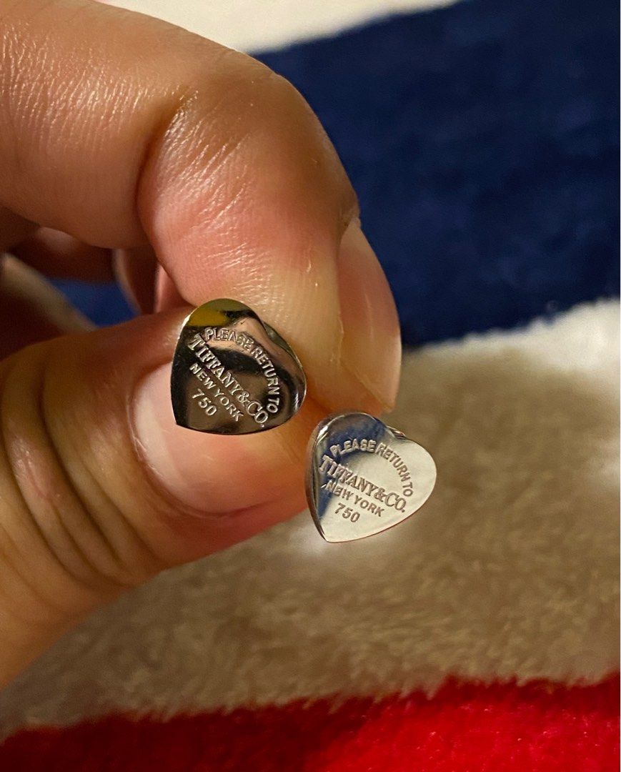 Tiffany & co heart earrings best sale