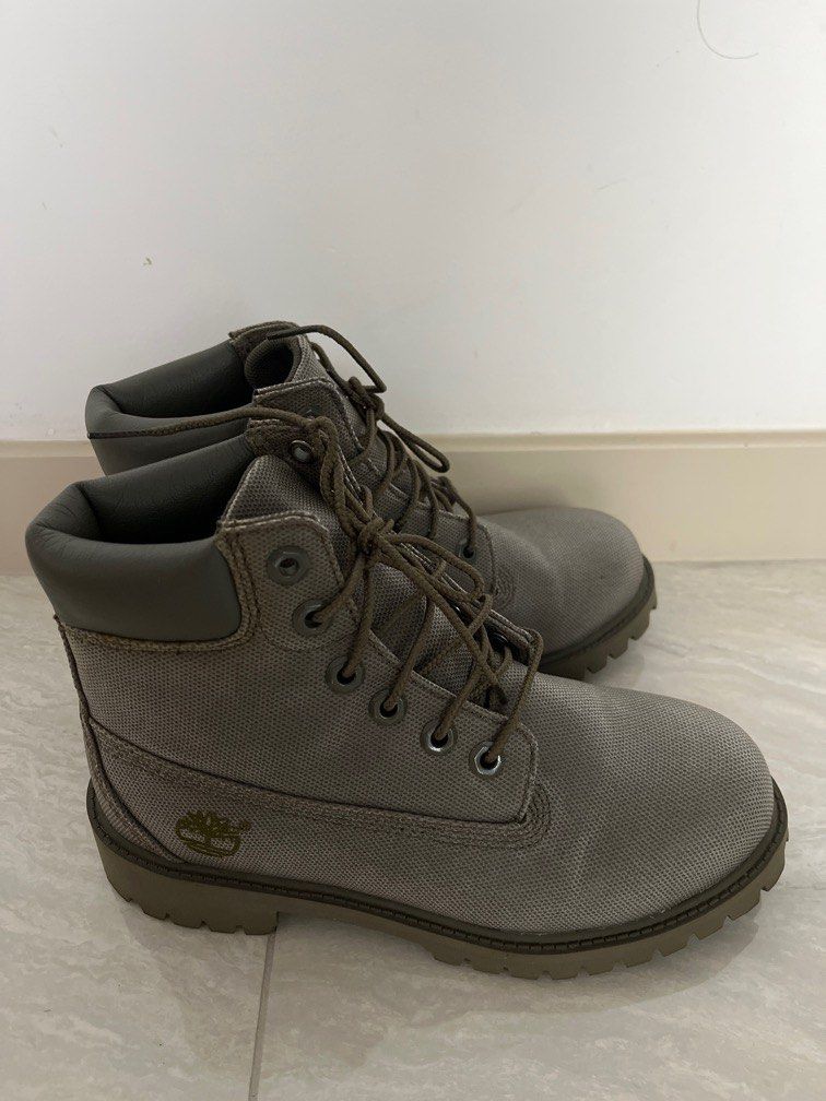 Khaki timberland hotsell boots womens