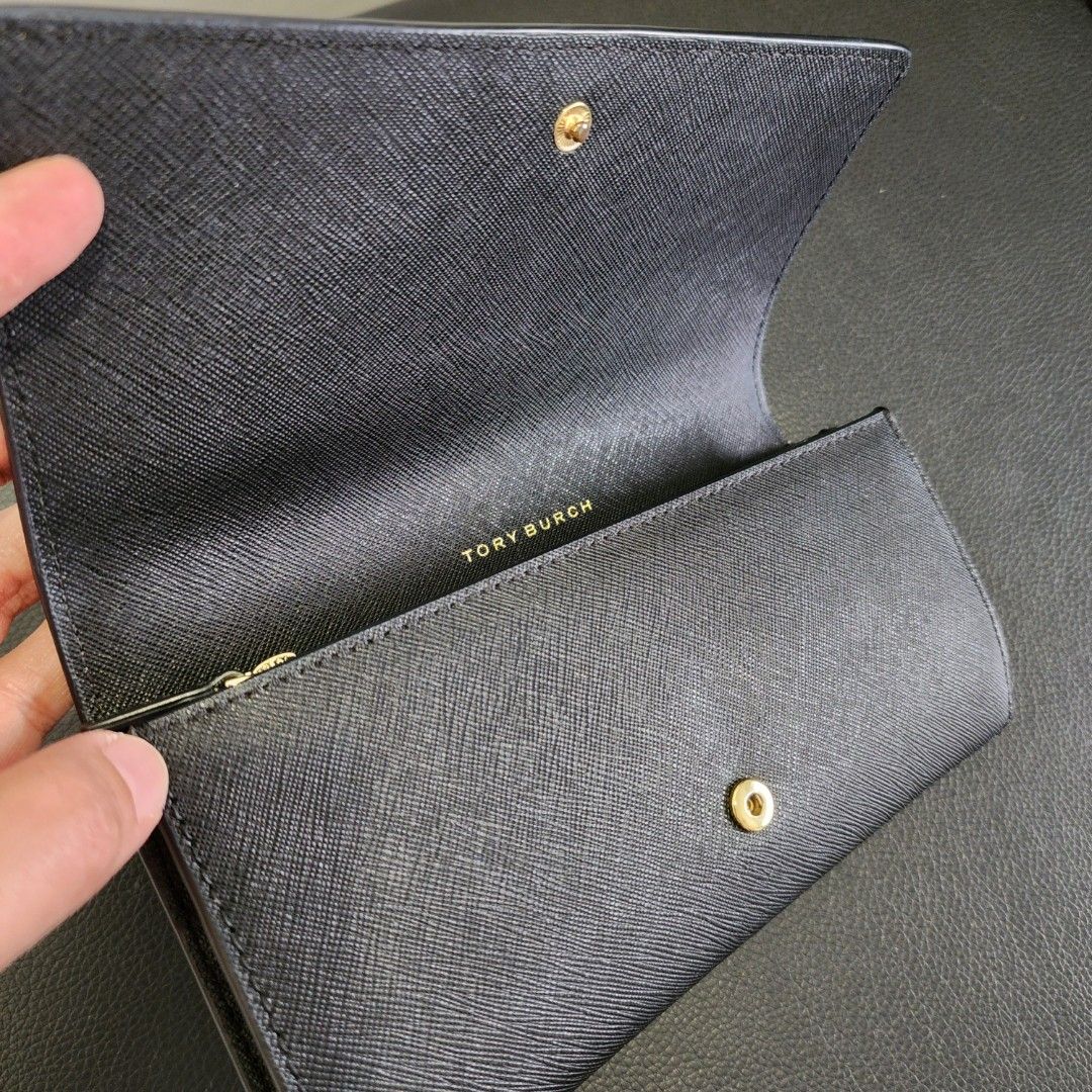 Tory Burch Emerson Envelope Continental Wallet, Women's Fashion, Bags