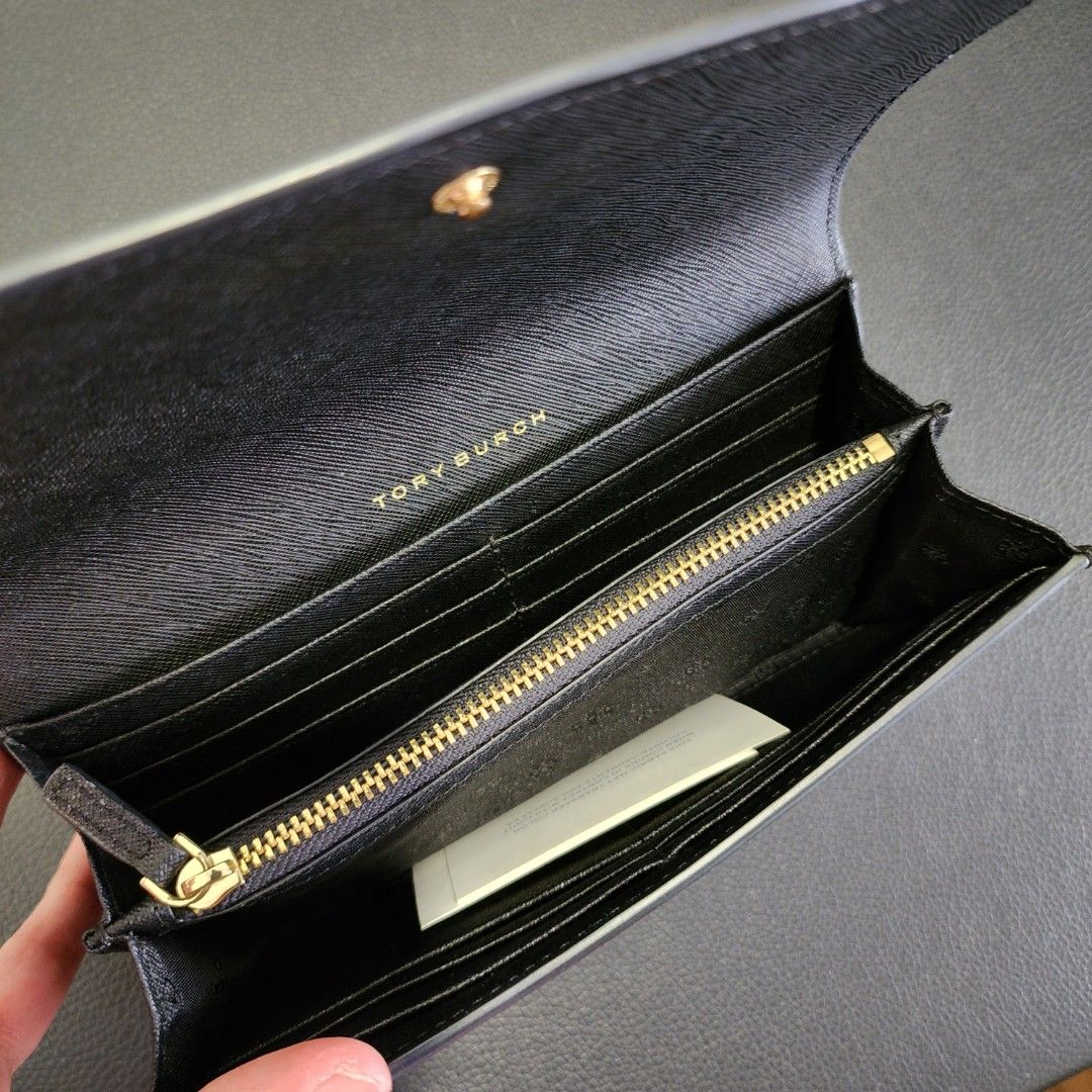 Tory Burch Emerson Envelope Continental Wallet, Women's Fashion, Bags