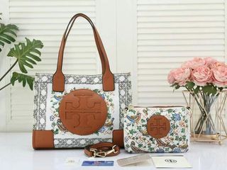 Tory Burch Tote Bag and Wallet Set