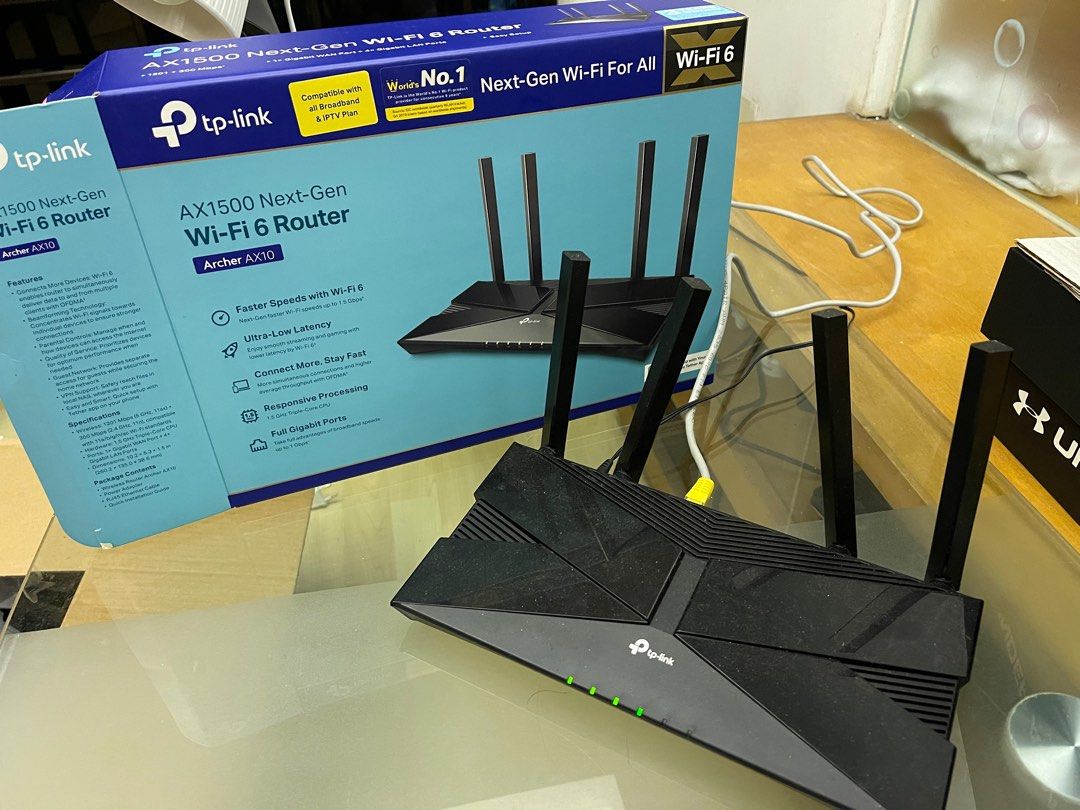 Tp-link ax1500 rounter wifi6 1000Gbps, Computers & Tech, Parts ...