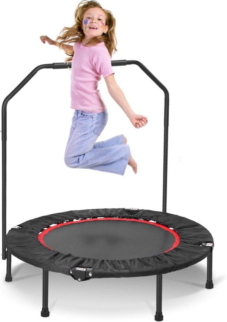 TRIPLE TREE Foldable 40inches Mini Trampoline Handrail (HANDRAIL ONLY), Hobbies & Toys, Toys