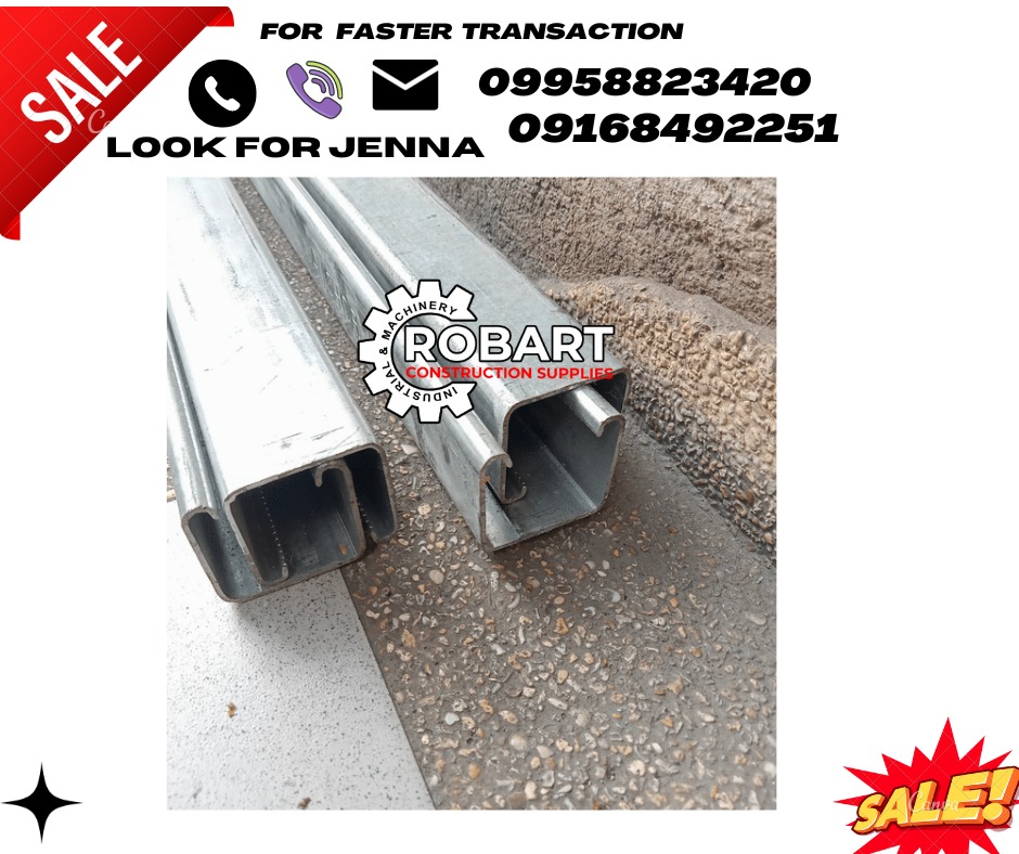 Unistrut channel Solid size 1 5/8 x 1 5/8 x 10ft, Commercial