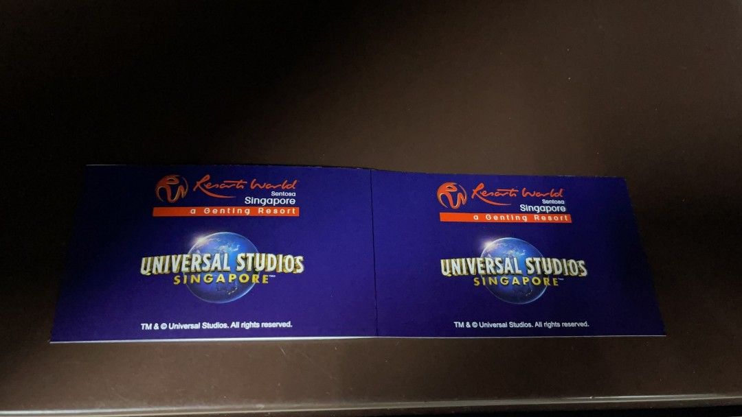 Universal studios Tickets with 5 meal voucher,For Adult valid from now