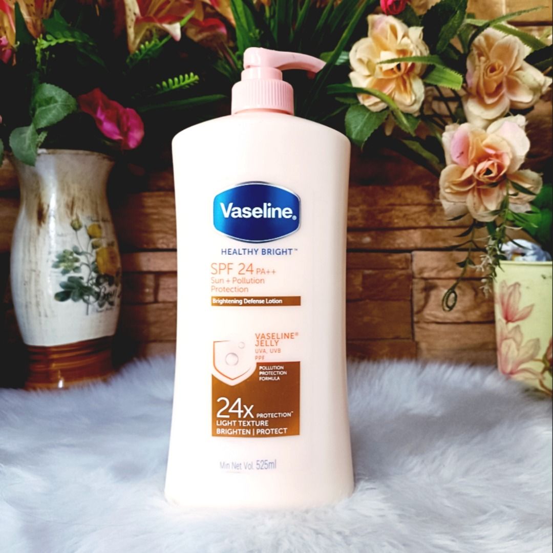 VASELINE Healthy Bright Pink UV Whitening Niacinamide Body Lotion Extra