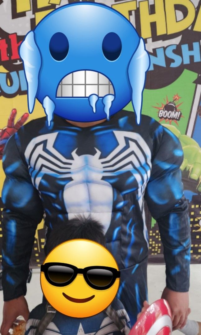 Kids Halloween costume Venom Marvel, Babies & Kids, Babies & Kids Fashion  on Carousell