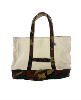Vintage camo tote bag