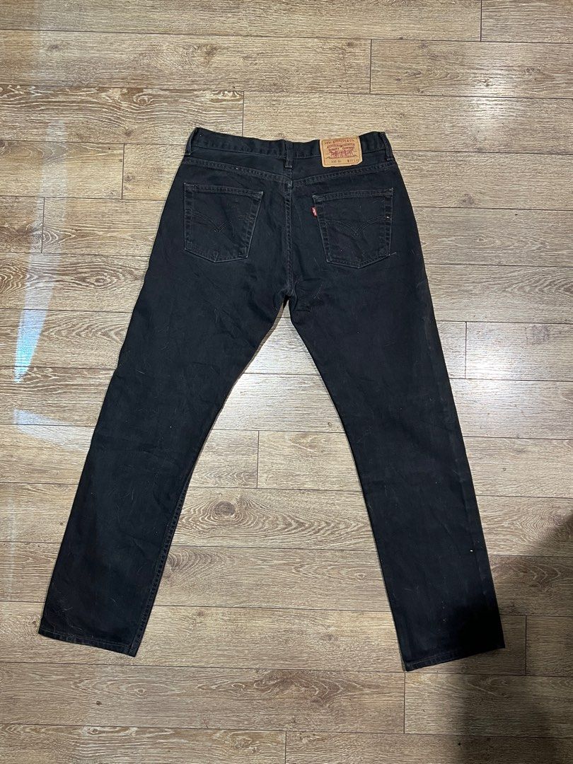 Vintage Levis jeans 535 black, Men's Fashion, Bottoms, Jeans on Carousell