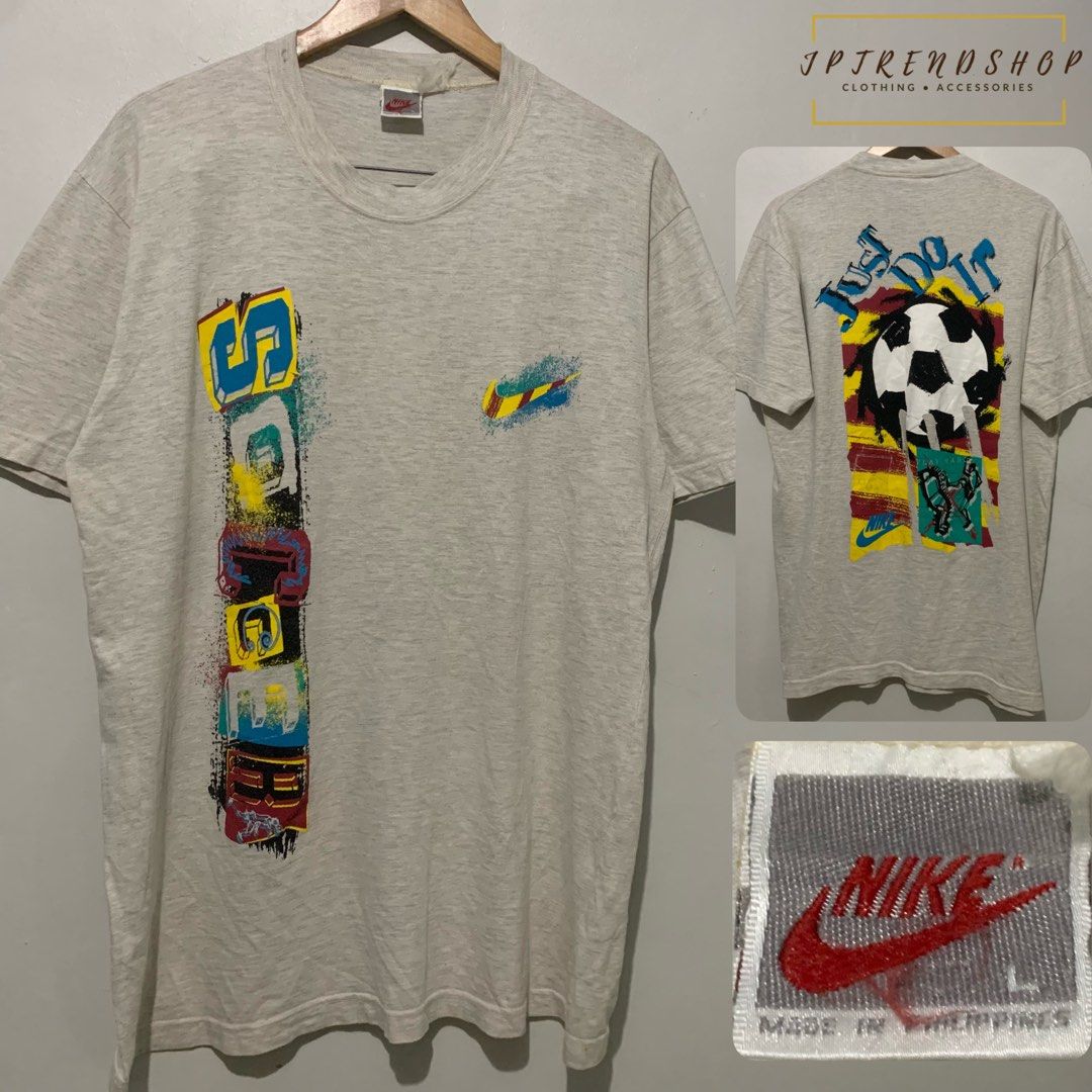 VINTAGE NIKE JUST DO IT T SHIRT Light Gray Men s Fashion Tops vintage-nike-just-do-it-t-shirt-light-gray-men-s-fashion-tops