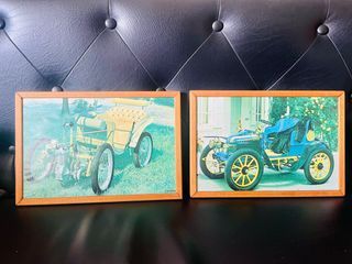 Vintage Old Car Frame Display