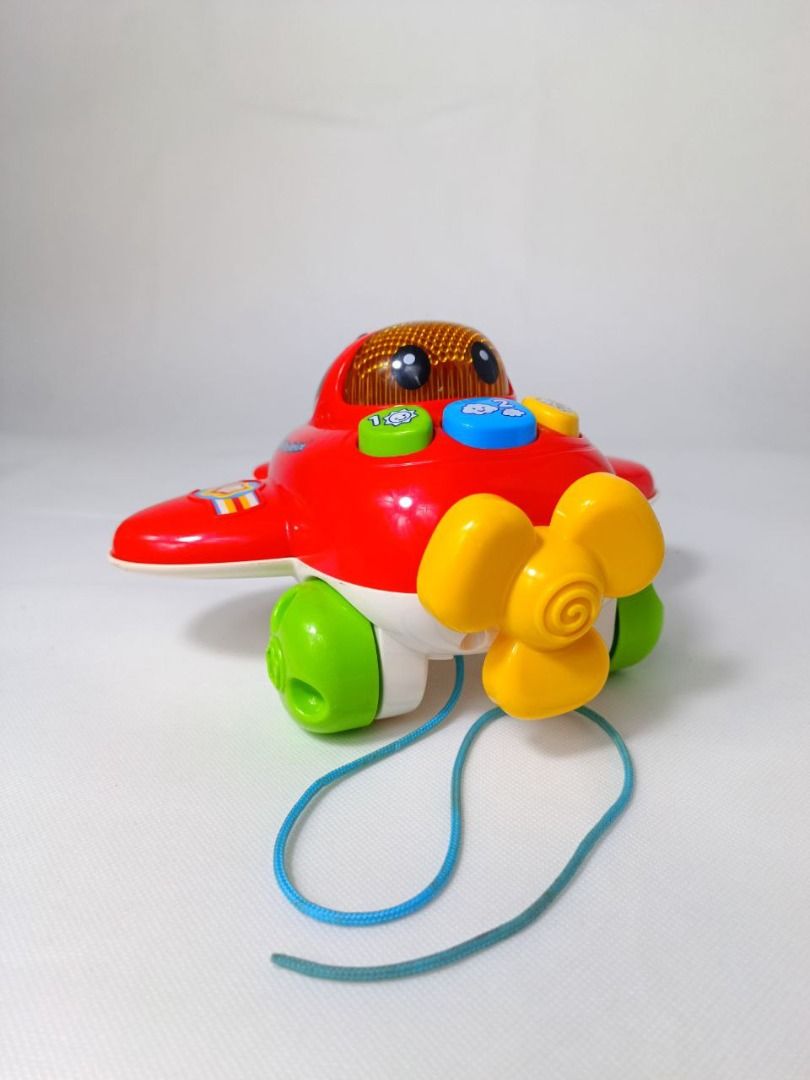 VTech Pull Pop Aeroplane Hobbies Toys Toys Games on
