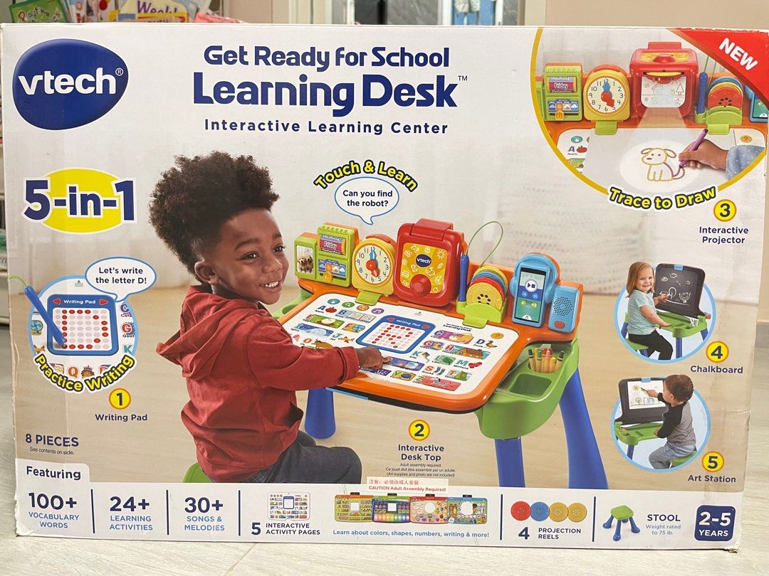 Vtech Learning Desk, 兒童＆孕婦用品, 嬰兒玩具 Carousell