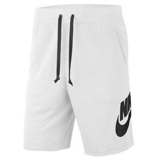 WHITE NIKE ALUMNI Men s Fashion Bottoms Shorts on Carousell