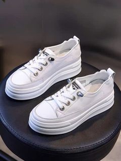 White Platform Sneakers
