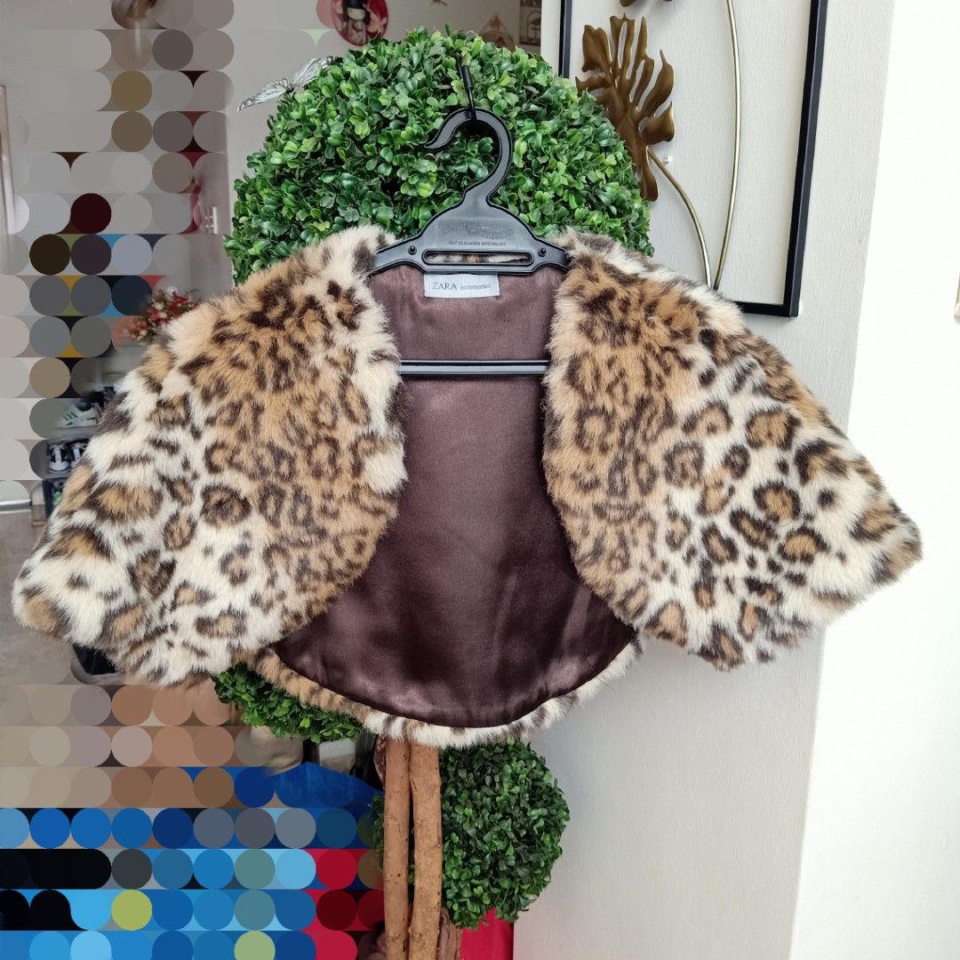 Zara leopard vest online