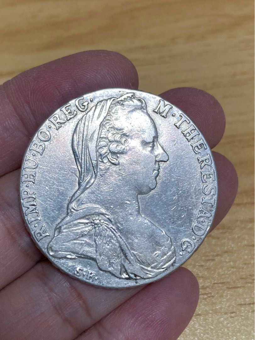1780年奧地利銀幣！重量27.75克！2百多年歷史！品相一流！, 興趣及遊戲, 收藏品及紀念品, 錢幣- Carousell