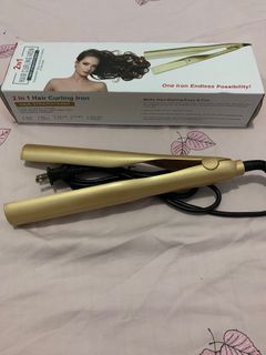 2 in 1 hair curling iron