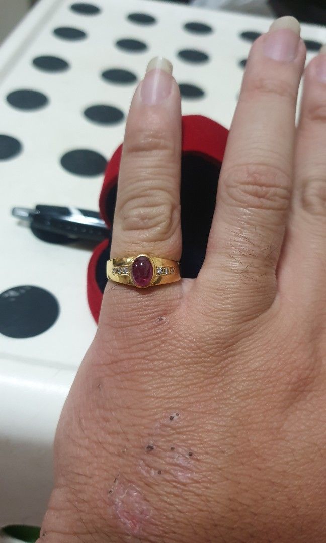 Red gold ring new arrivals