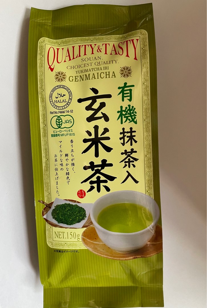 ⭐️減至$12 銘茶工房有機抹茶入玄米茶Genmaicha, 嘢食& 嘢飲