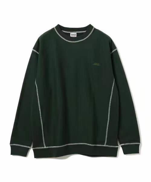 🇯🇵 BEAMS X ONEITA STITCH POWER CREW NECK 重480克, 男裝, 上身及