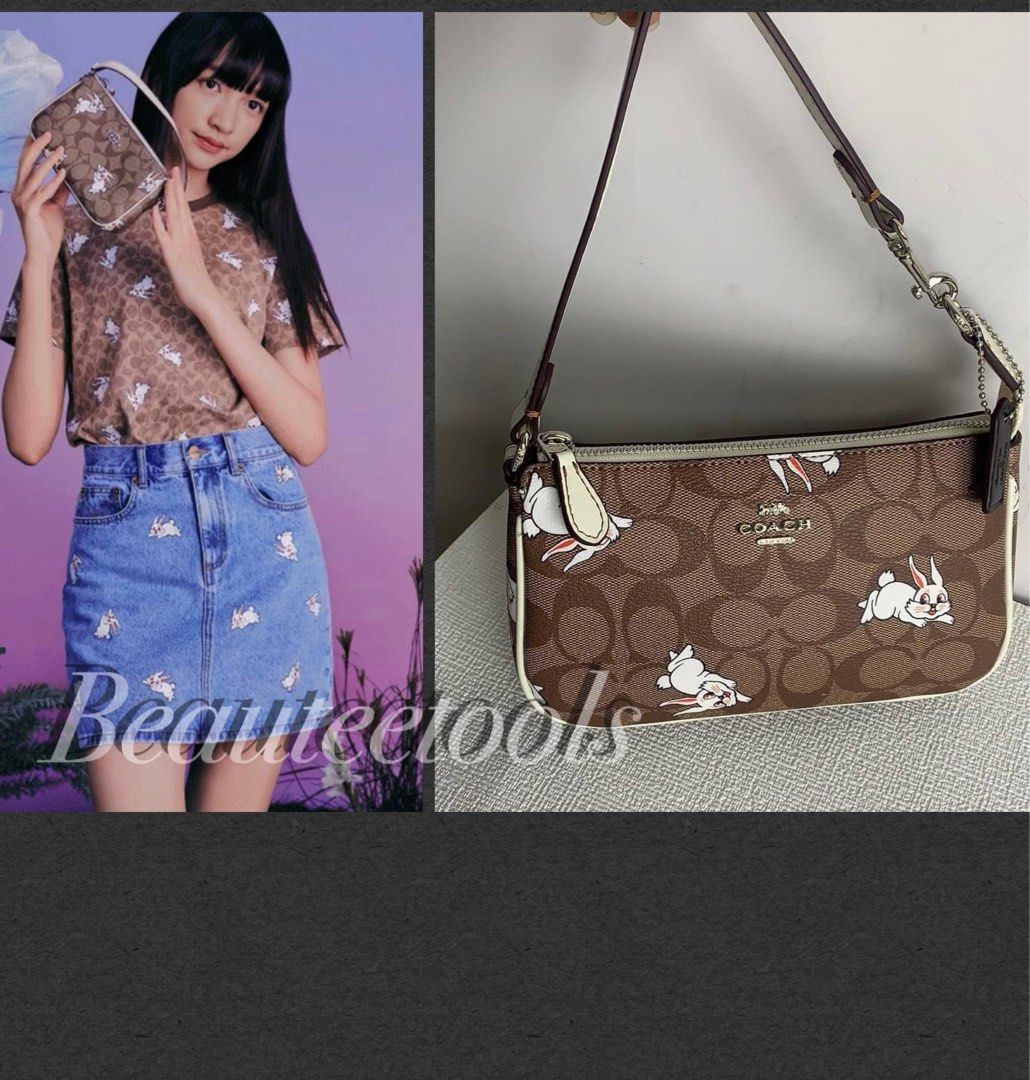 ( NEW ARRIVAL ) Coach Nolita white rabbit, Women's Fashion, Bags ...