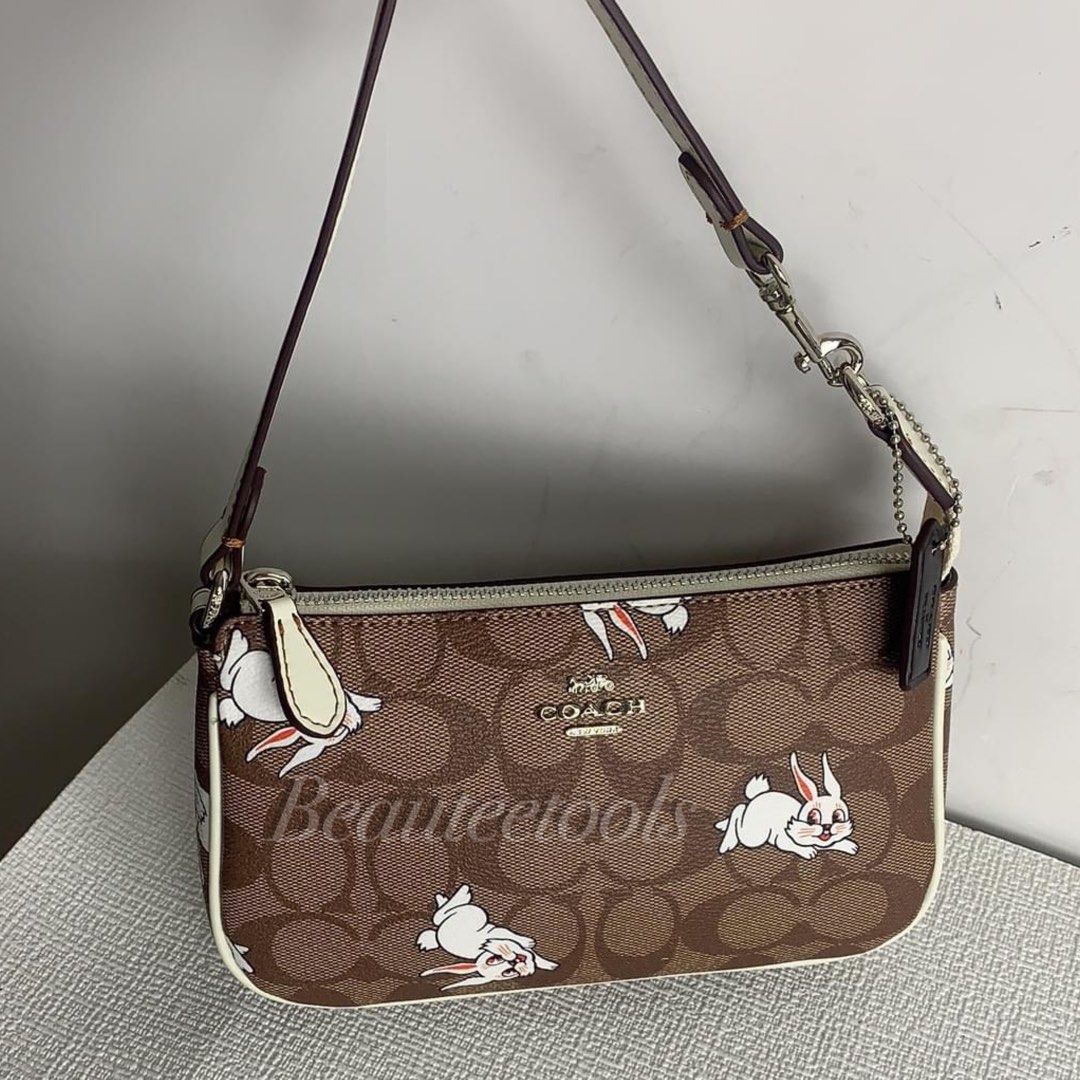 ( NEW ARRIVAL ) Coach Nolita white rabbit, Women's Fashion, Bags ...