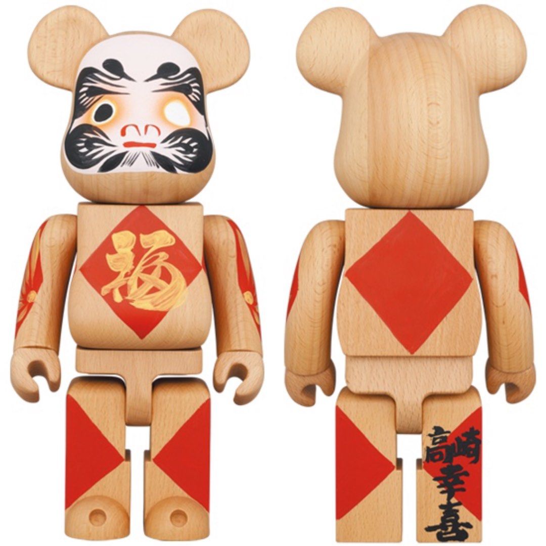 BE@RBRICK カリモク 達磨 参 金 400％-