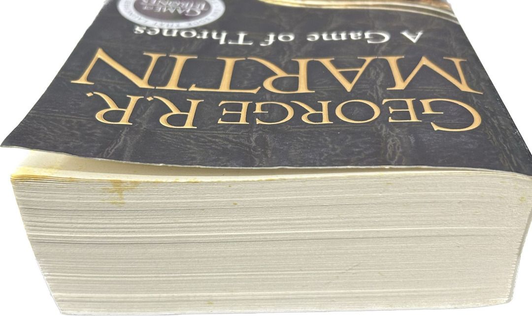 A Game Of Thrones Book 1 Some Stains On Pages, Hobbies & Toys, Books