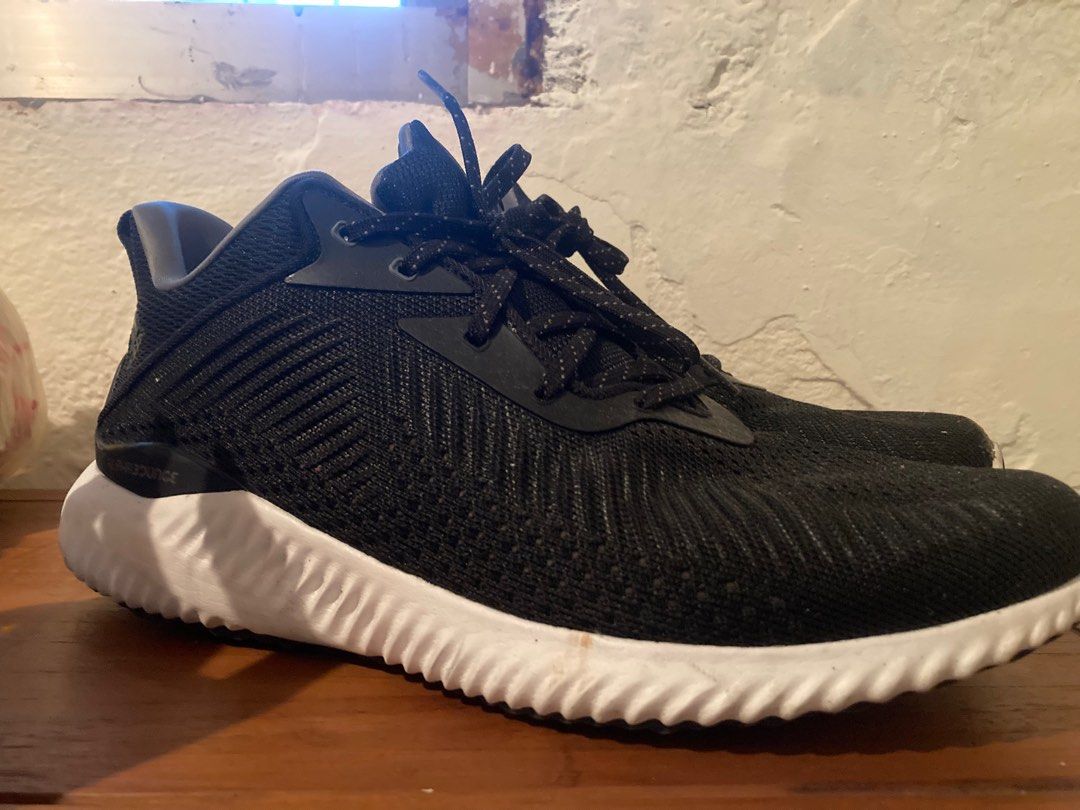 ADIDAS Alphabounce EK 男慢跑鞋黑-GW2268, 他的時尚, 鞋, 運動鞋在旋轉拍賣