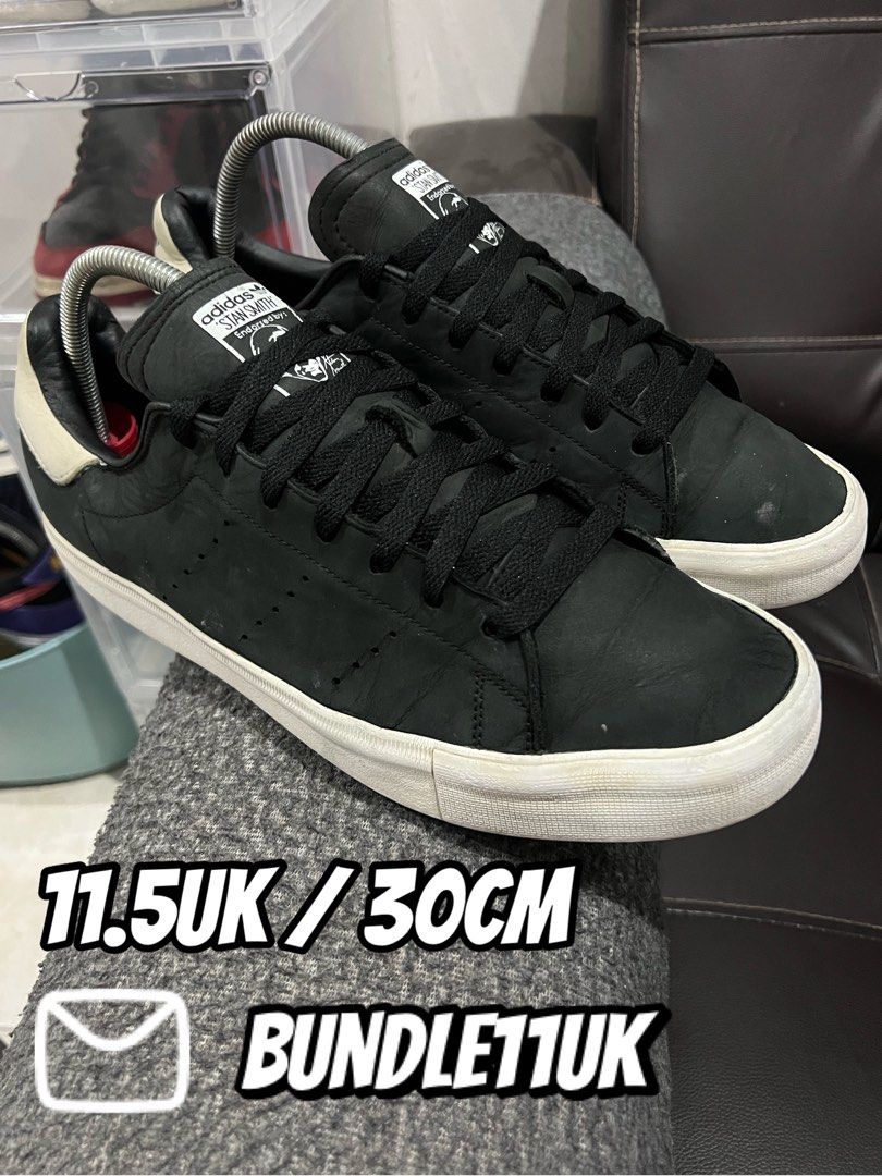 Adidas stan smith deals 2 black uk