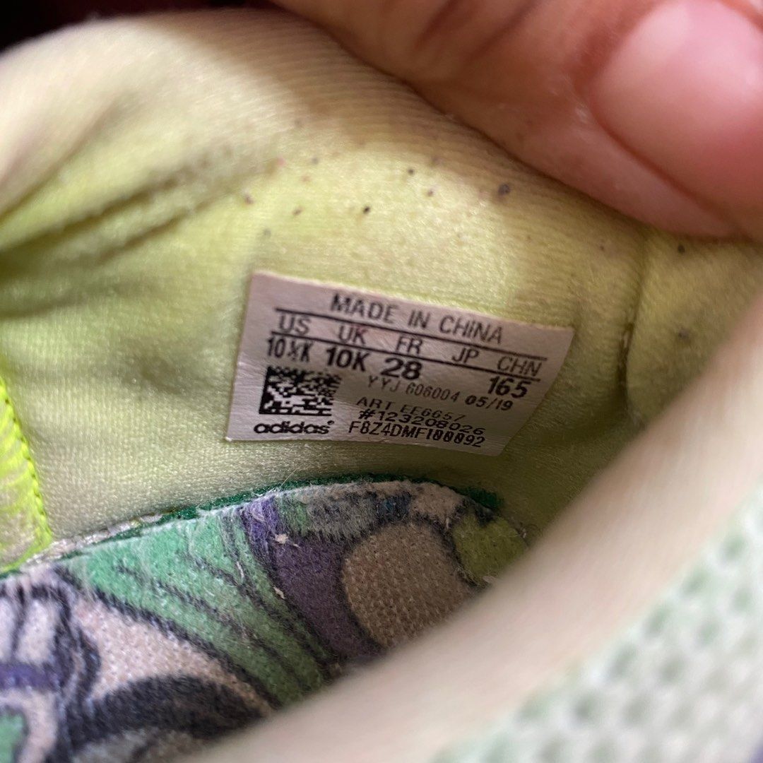 Adidas Toy Story 4 Sneakers Ultra Boost Buzz Lightyear Neon Green White,  Babies u0026 Kids, Babies u0026 Kids Fashion on Carousell