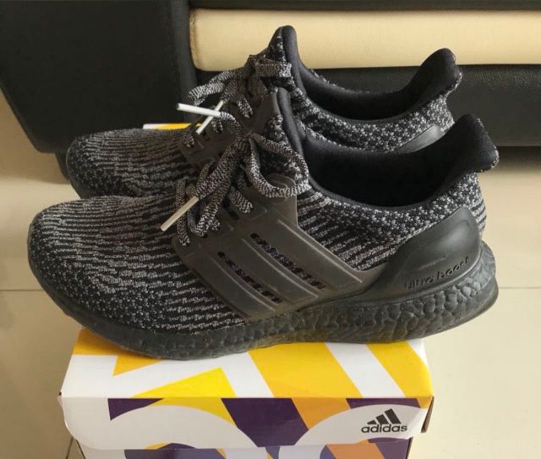 Ultra boost cheap 3.0 black silver