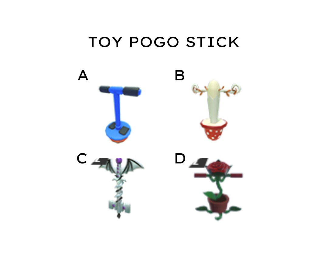 Adopt Me ! TOYS (GRAPPLING HOOK & POGO STICK), Video Gaming, Video