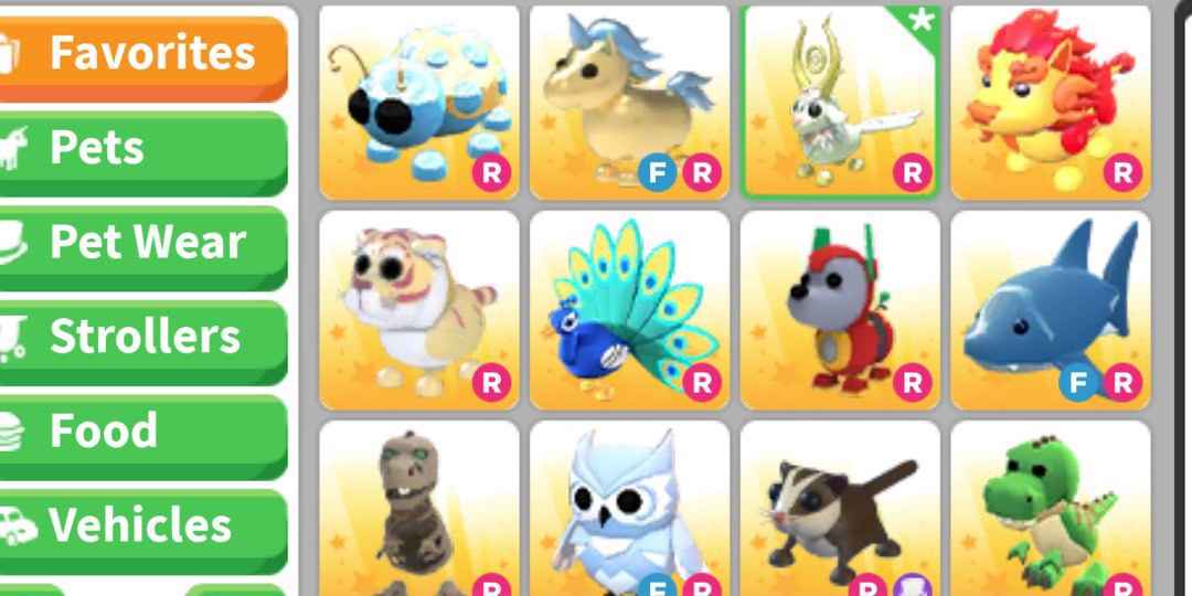 adopt me legendaries, Video Gaming, Video Games, Others on Carousell