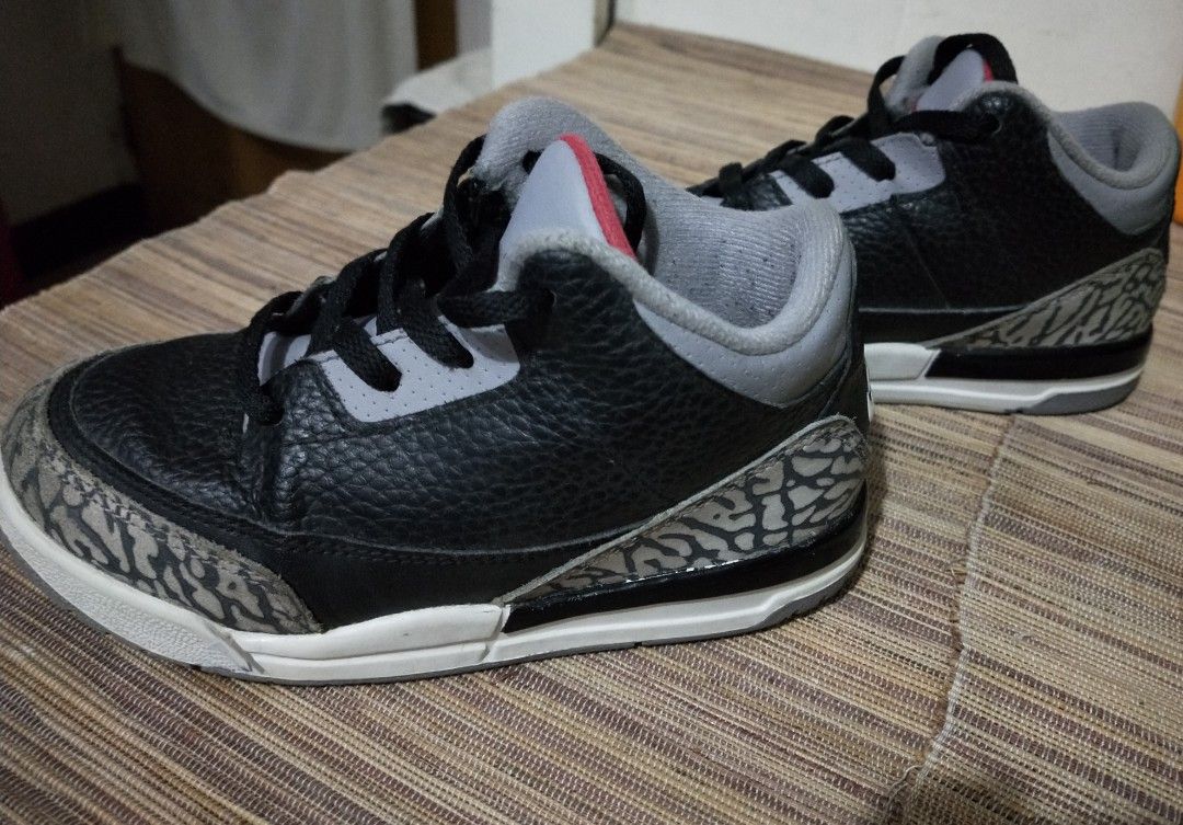 Air Jordan 3 black cement 10c Babies Kids Babies Kids