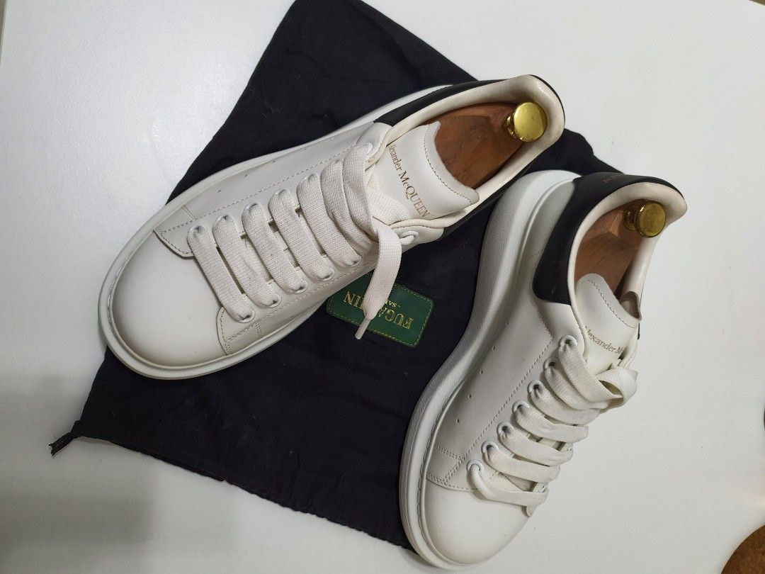 Alexander McQueen White sneaker size 41 actual fit 40 40.5