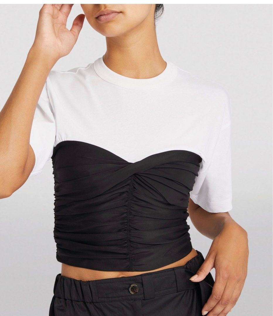 Alexander Wang Ruched Bodycon Top, Luxury, Apparel on Carousell