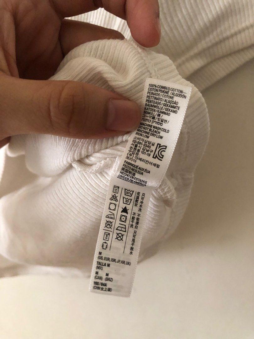 American Apparel White Shirt (Category: Shirts) located in Quezon City. Submitted by sarluvs (Listing ID 1202743593, Image 3). Description: More negotiable if you buy 2 or more items from my shop.
