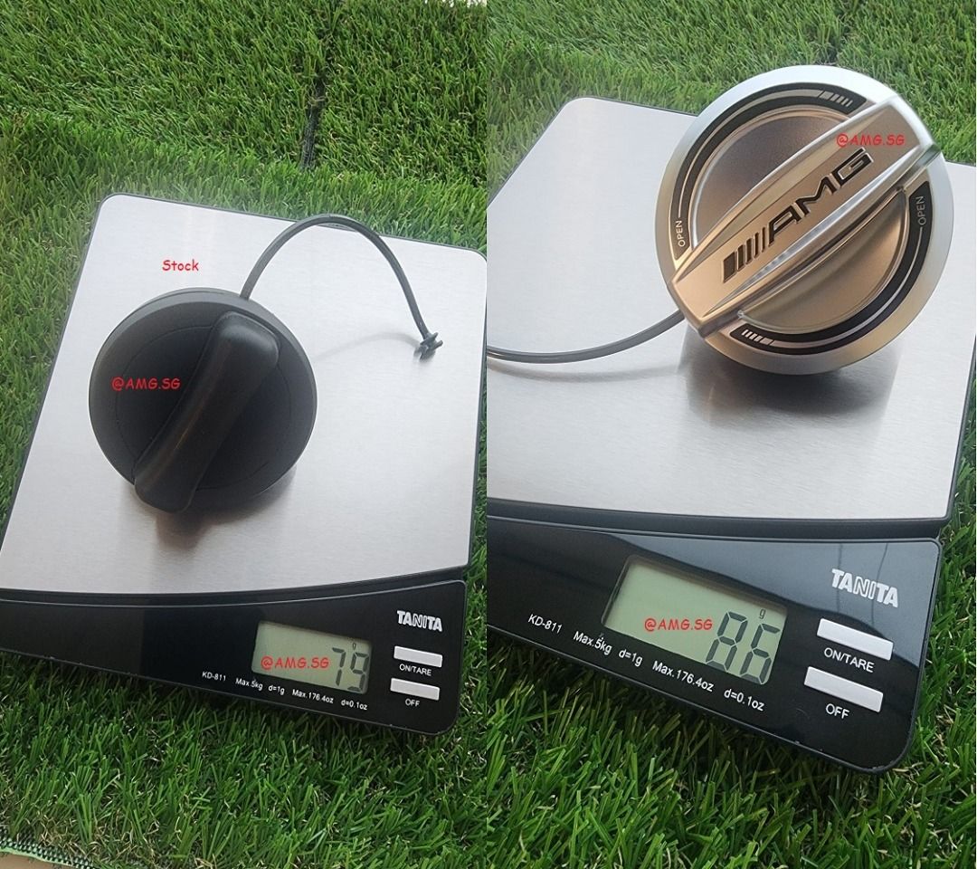 AMG Fuel Filler Cap Chrome Genuine Original MercedesAMG, Car