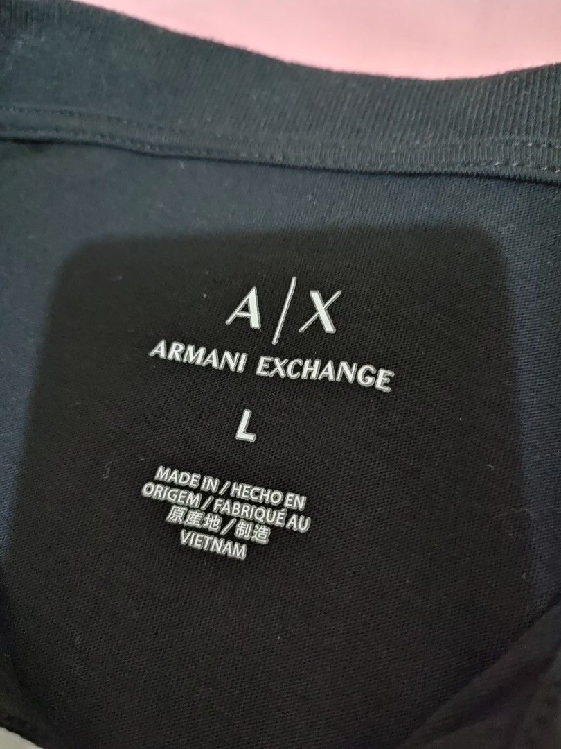 Armani exchange quarter zip shirt, Men's Fashion, Tops & Sets, Tshirts
