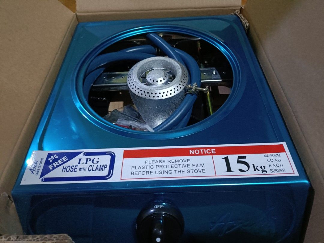 Asahi Single Burner Stove GS446 NEW, TV & Home Appliances, Kitchen