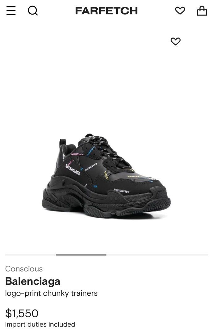 Chunky top trainers balenciaga