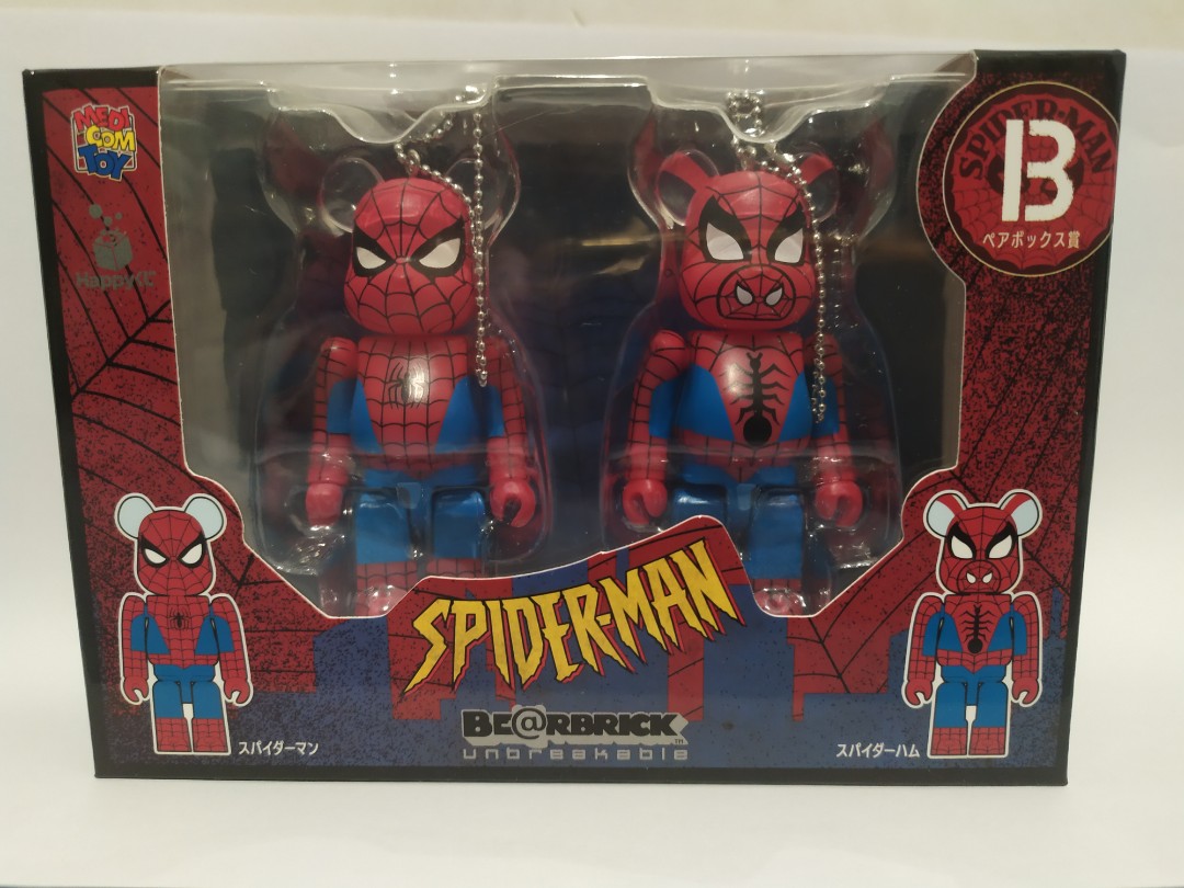 BE@RBRICK THE AMAZING SPIDER-MAN 100u0026400-