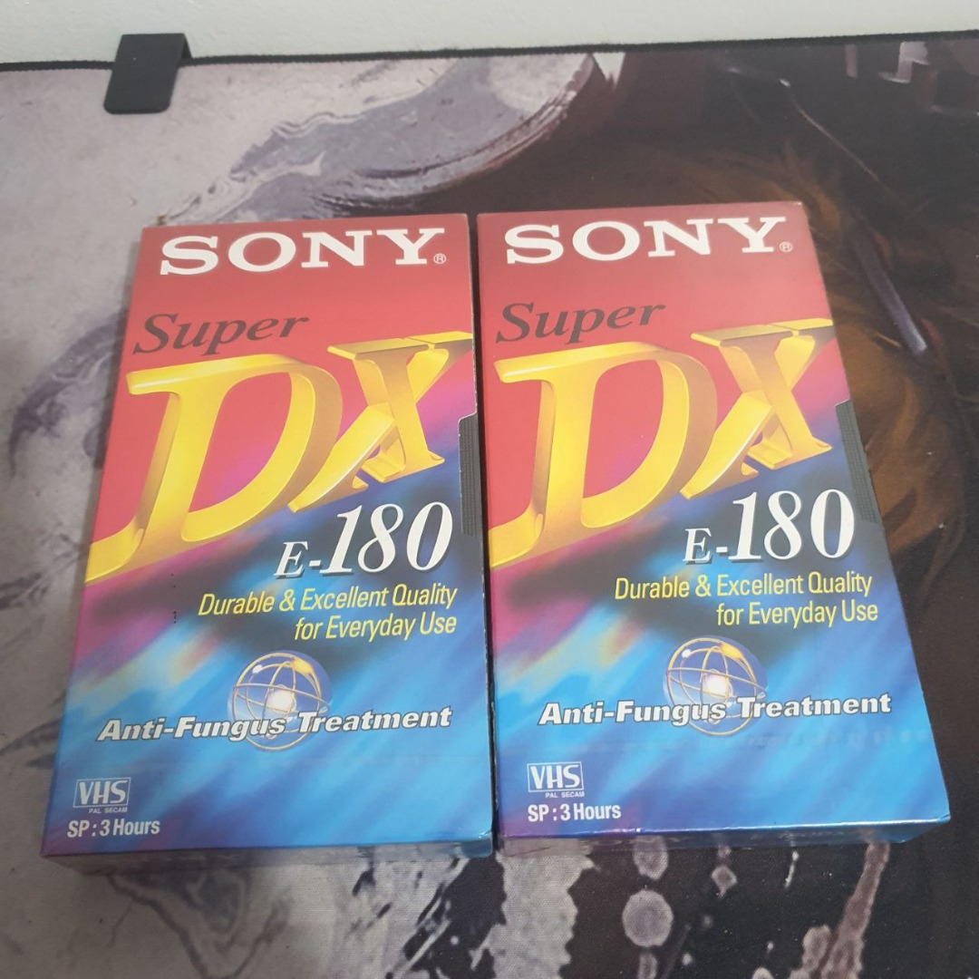 Blank VHS: Sony Super DX E-180 Bundle, Audio, Other Audio