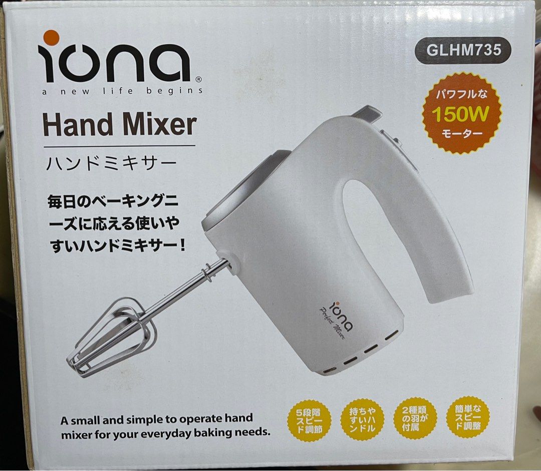 BNIB IONA hand mixer, TV & Home Appliances, Kitchen Appliances, Hand