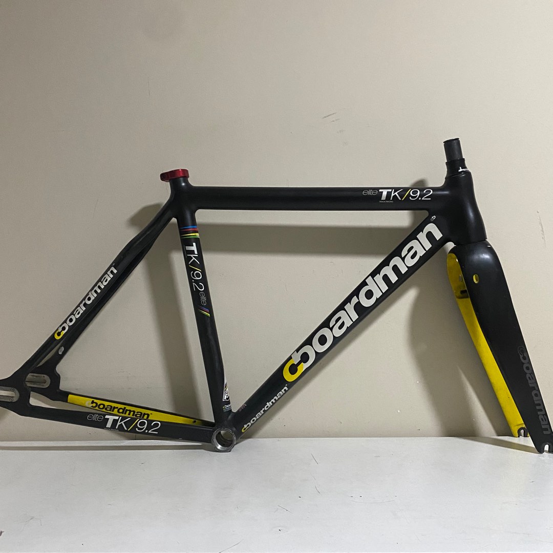 Boardman tk 9.2 elite track fixie frameset 52cm Sports Equipment