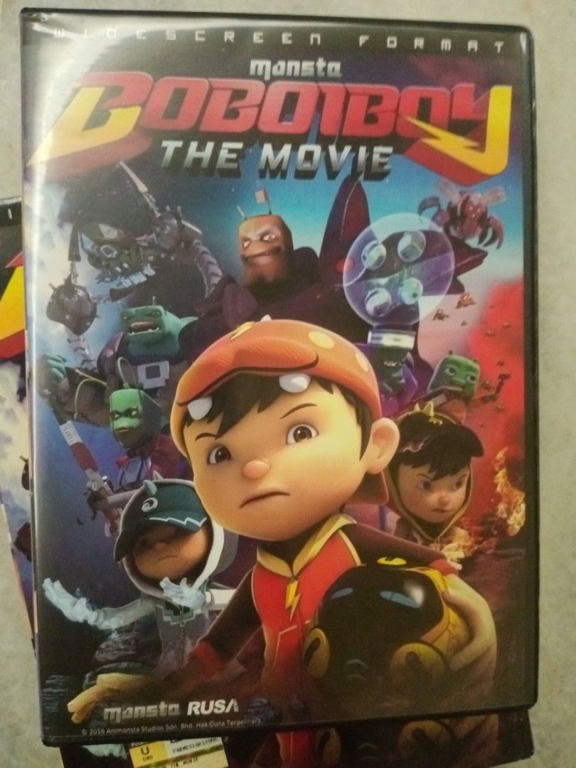 Boboiboy The Movie, Hobbies & Toys, Music & Media, CDs & DVDs on Carousell